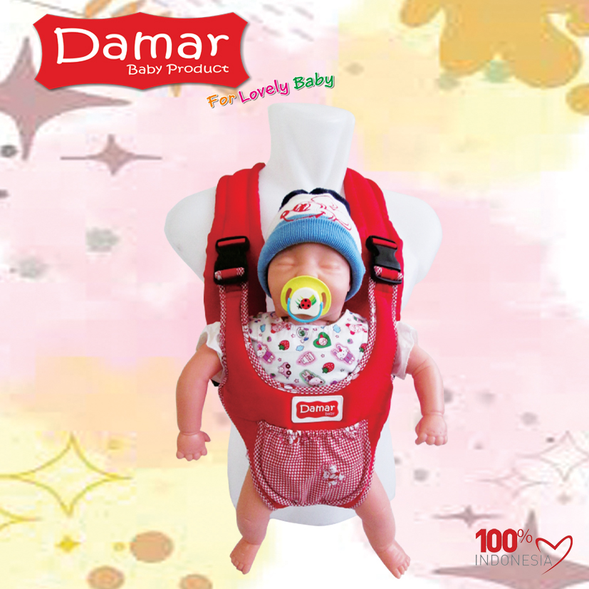 Gendongan Bayi Depan Multi Boneka Damara (DG005)