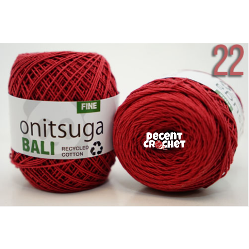 Decent Crochet Benang Rajut Katun Bali Onitsuga