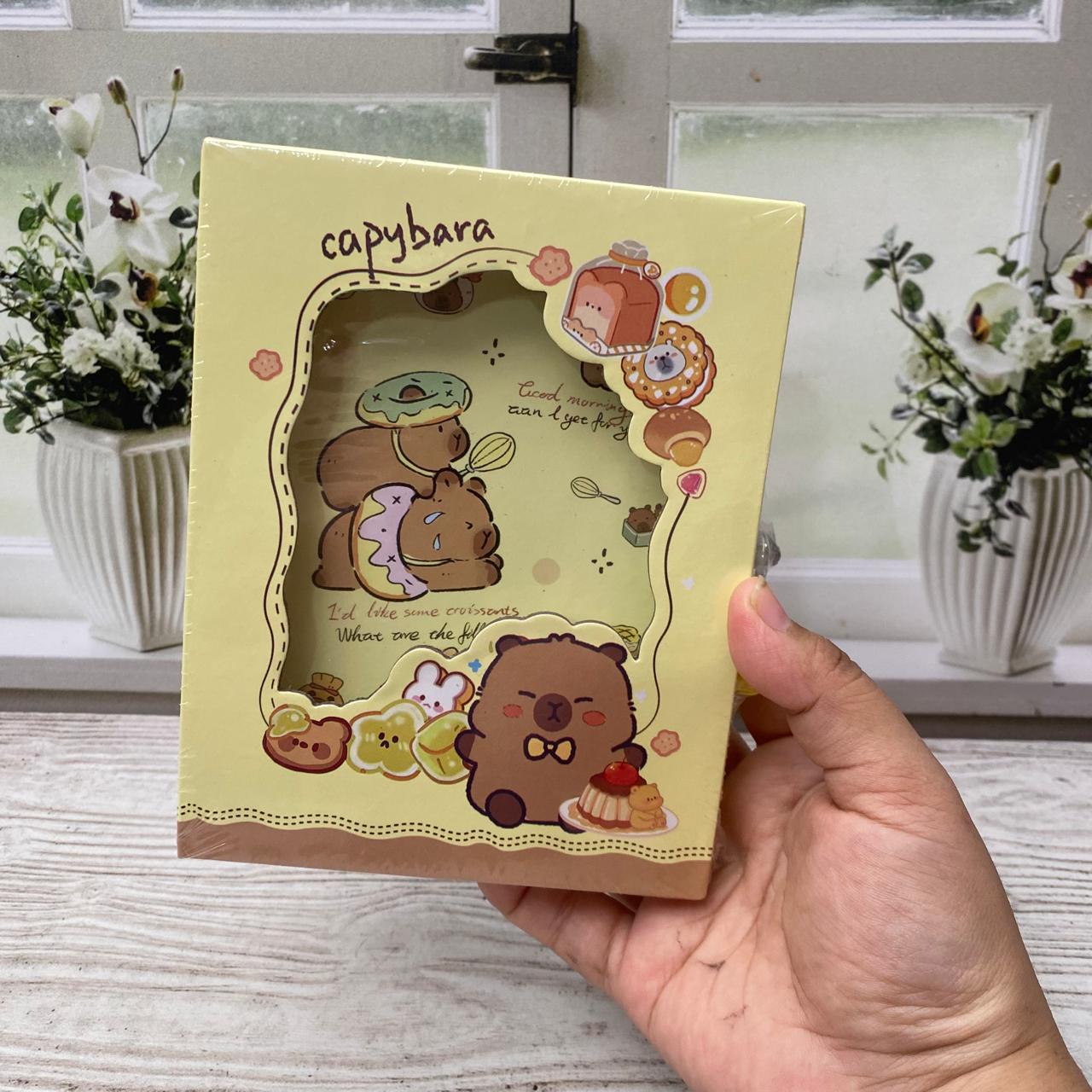 BUKU DIARY GEMBOK CAPYBARA BK-1983 NOTEBOOK BINDER GEMBOK KUNCI