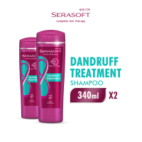 [Paket isi 2] Serasoft Shampoo Dandruff Treatment Botol 340ml