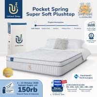 Uniland Sleep Kasur Pocket Spring Super Soft Plushtop 30cm