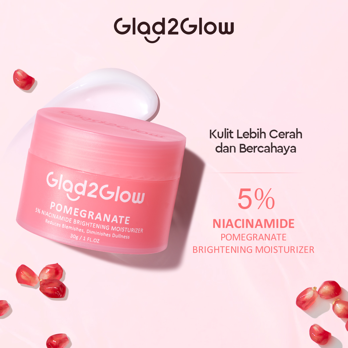 FLASH SALE Glad2Glow Yuja Symwhite 377 Dark Spot Moisturizer 30g /Blueberry Ceramide Skin Barrier...