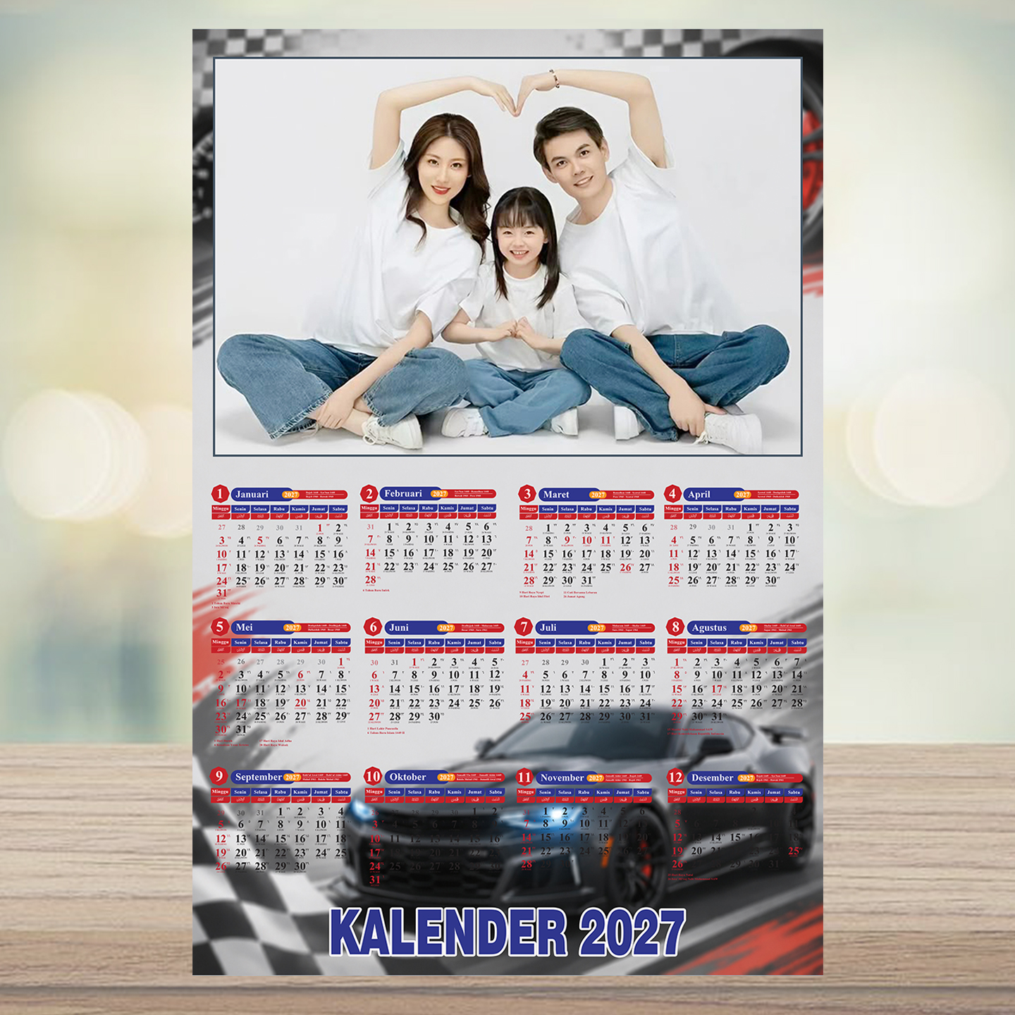 Cetak Kalender 2027 Pakai Foto Sendiri Abadikan Momen di Kalender 2027-mu
