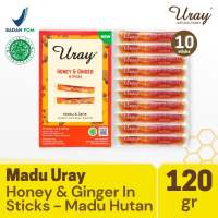 Madu Uray Honey & Ginger In Sticks 120gr - Madu Murni Alami