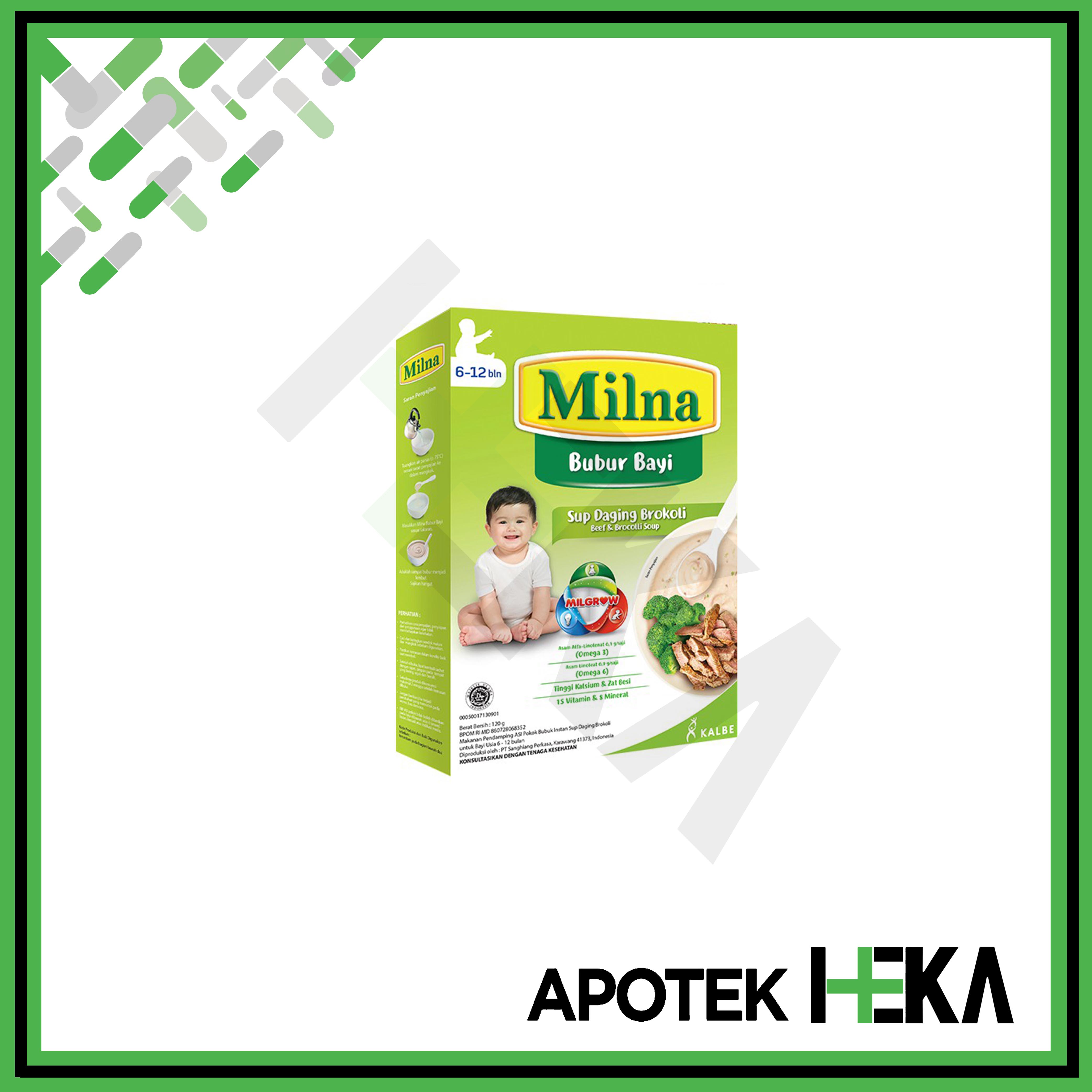Milna Bubur Bayi Reguler 6+/8+ - Makanan Pendamping ASI 6 dan 8 Bulan