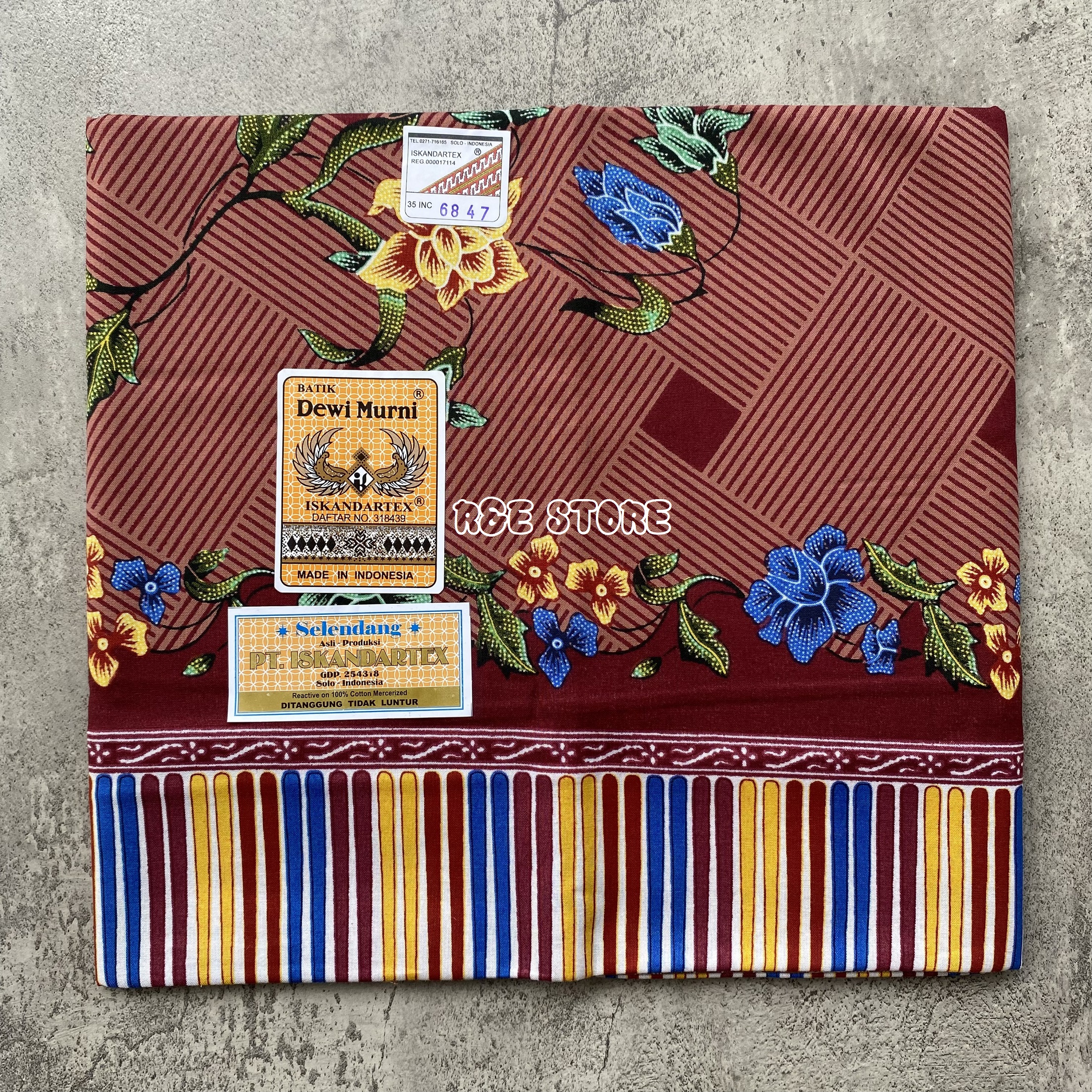 Kain Gendongan Bayi Selendang Jarik Gendong Bayi Dewi Murni Batik Solo Katun Halus