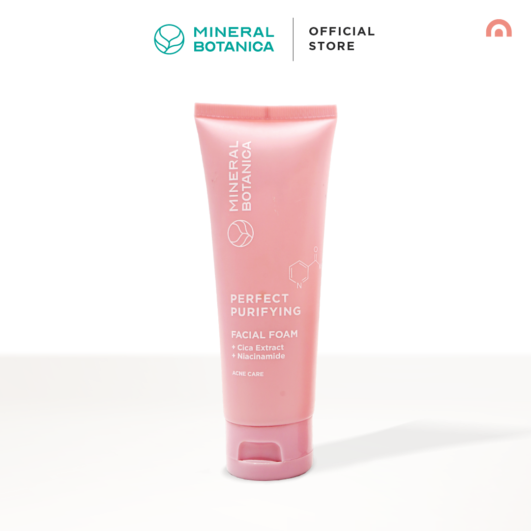 Mineral Botanica Perfect Purifying Facial Foam 100g (untuk kulit berjerawat)