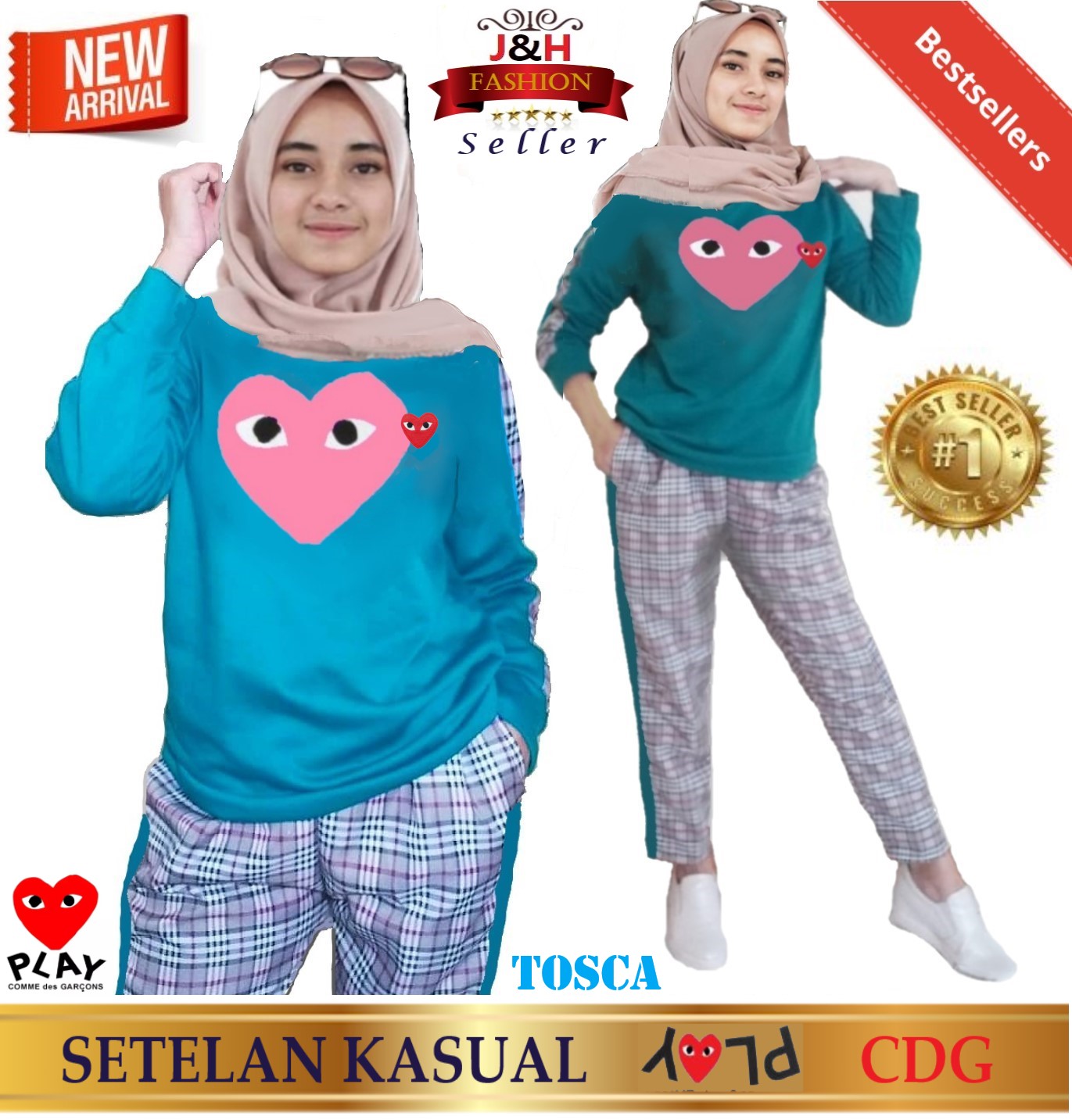 JNH - SETELAN C/D/G KASUAL Pakaian Busana Baju & Celana Wanita Model TerbaruTerkiniTermurah dan Terlaris jnh – setelan c/d/g kasual pakaian busana baju & celana wanita model terlaris
