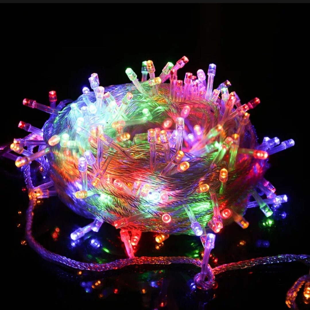 Lampu Hias LED Warnawarni 10 meter 100 lampu + Kontra / Natal TUMBLR
