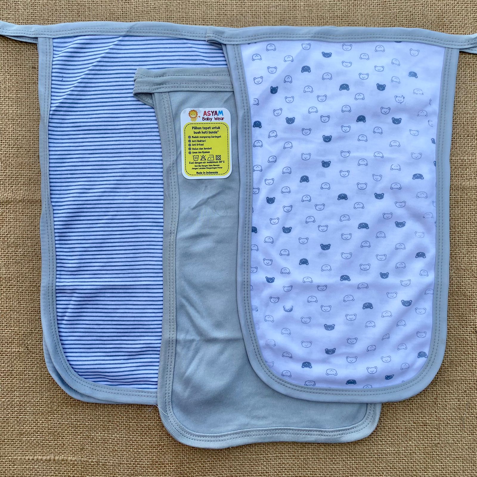 6 pcs/12 pcs Popok Bayi Popok kain popok cuci popok tali alas ompol bayi ASYAM BABY