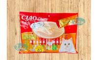 CIAO Liquid Series Snack Cat Isi 40x14gr - Cemilan Kucing