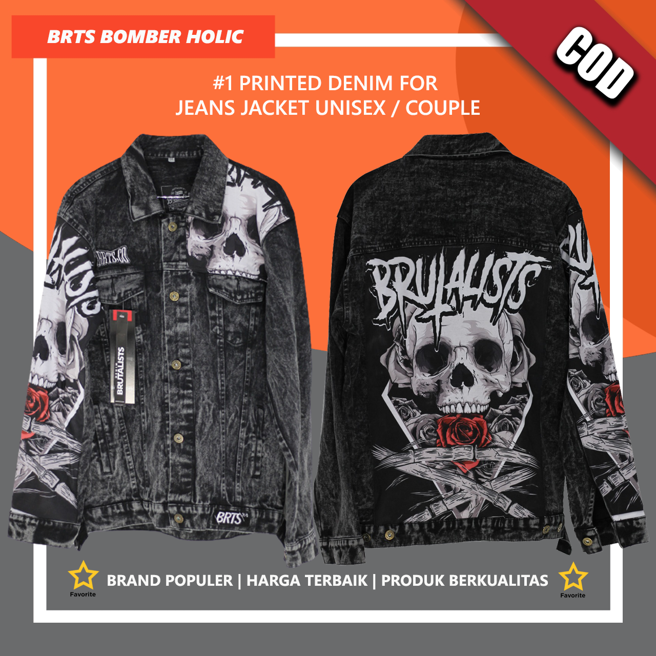 Jaket Jeans Levis Denim Pria Wanita Jacket Jins Lepis Denim Cowok Cewek - Jaket Oversize - Jaker Snow Blak - Jaket Sendwash - Jaket Trucker - Jaket Rider - Jaket Printing - Jaket Couple - Jaket Pasangan Original Brutalists Official Store jaket couple/jaket pasangan/jaket couple anavy grey grosir