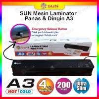 Mesin Laminating SUN LMTC / LME A4 / F4 - Plastik Laminating F4 / A4 - Laminating Panas & Laminasi Dingin untuk KTP Ijasah KK Sertifikat Akte Dokumen