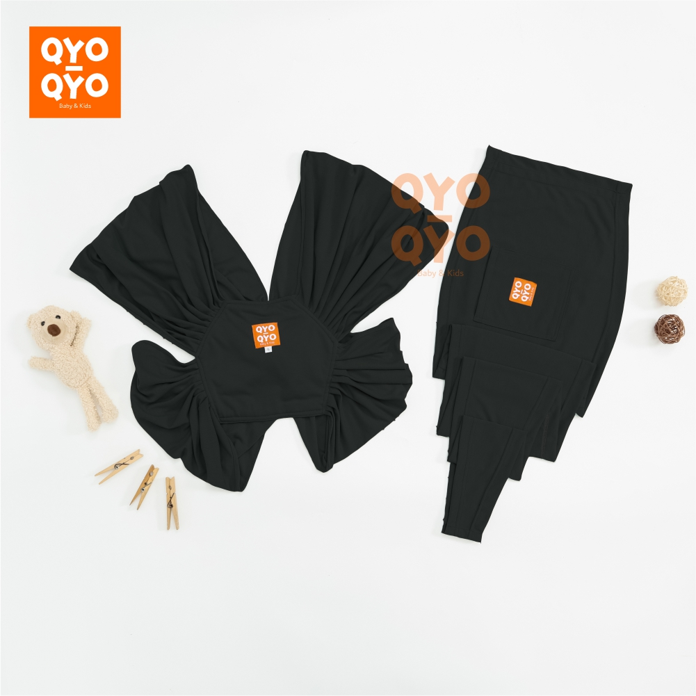 Gendongan Bayi Depan M Shape Baby Wrap 3in1 Geos Baby Instan Premium with Sash Belt QYO-QYO