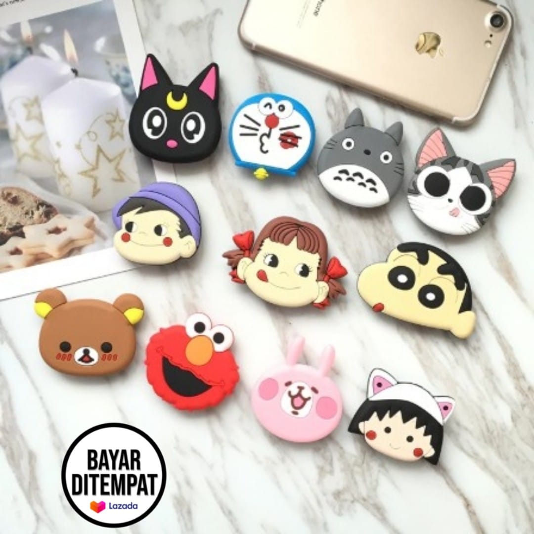 Pop Socket 3D Karakter Motif Kartun Superhero Disney Terbaru -termurah COD pop socket 3d karakter motif kartun superhero disney - cod