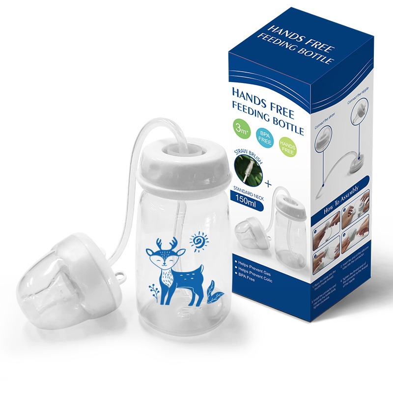 HANDS FREE BABY FEEDING BOTTLE BOTOL SUSU BAYI HAND FREE