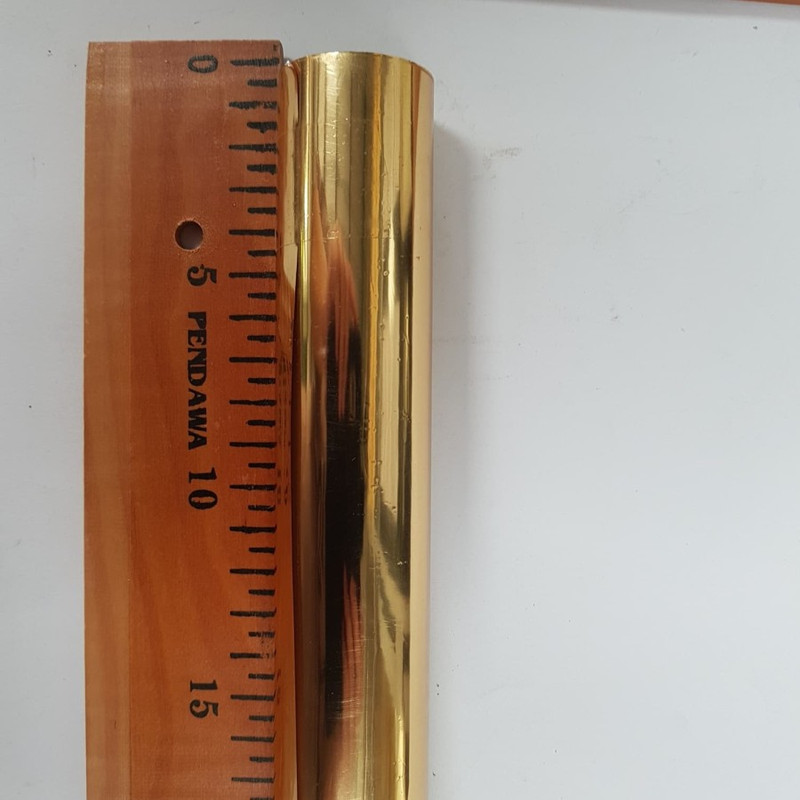 Plastik Kado Emas Bisa Untuk Kaligrafi Lebar 65cm - 1 Roll Berat 5 Ons