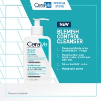 CeraVe Blemish Control Cleanser  236ml for Acne Prone Skin - Gentle Facial Wash untuk kulit kombinasi / berminyak / berjerawat menjaga skin barrier dengan 2% Salicylic Acid