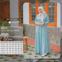 Rauna Gamis Casual / Katun Rayon / GD-28 / Fashion Muslim