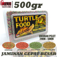 500GR MAKANAN KURA KURA RES BRAZIL AMBON ALIGATOR PELET HI PROTEIN TURTLE FOOD HI PROTEIN JAMINAN CEPAT BESAR