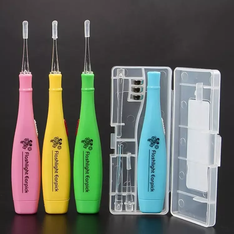 PEMBERSIH TELINGA MODEL LEDKOREK KUPING LED NYALAEARPICK FLASH LIGHT LAMPU
