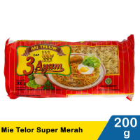 Mi Telur Cap 3 Ayam Mie Telor Kuning merah