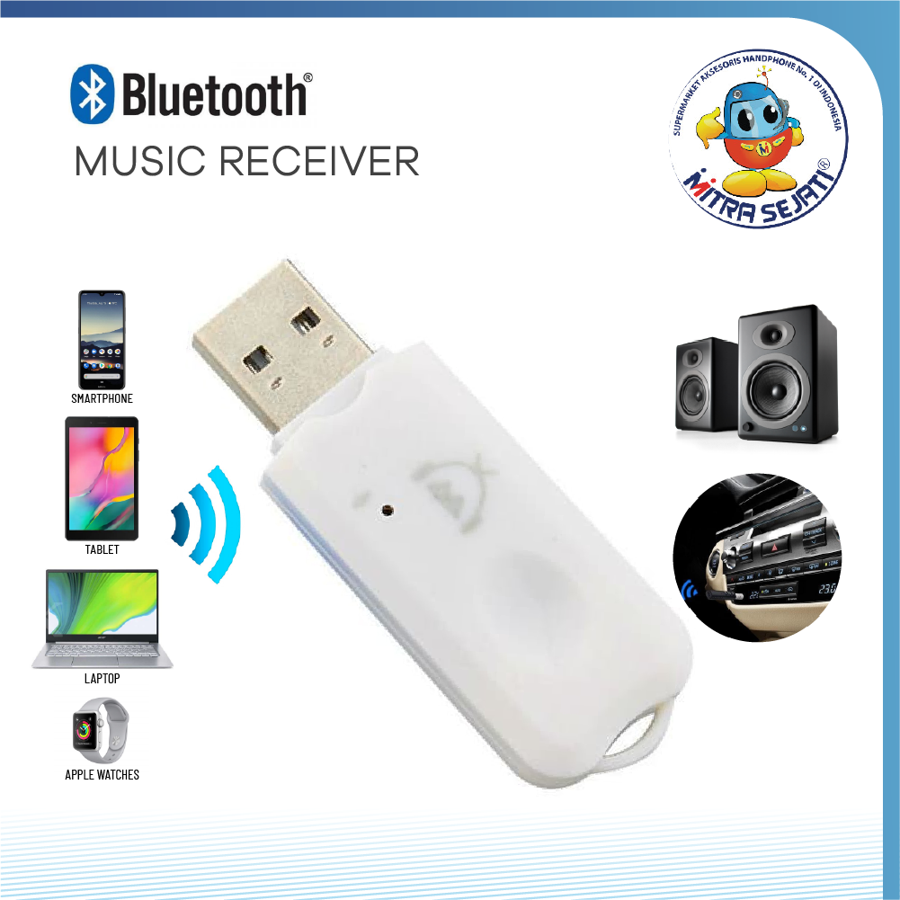 Bluetooth Music Receiver tanpa Kabel Murah Keren-1BTMRCCW
