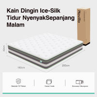 [Kain Pendingin] Novilla Kasur Spring Kasur Lantai Tebal Empuk GRATIS Bantal Ukuran Kasur 90x200 120x200 160x200 180x200 Kasur Berkualitas