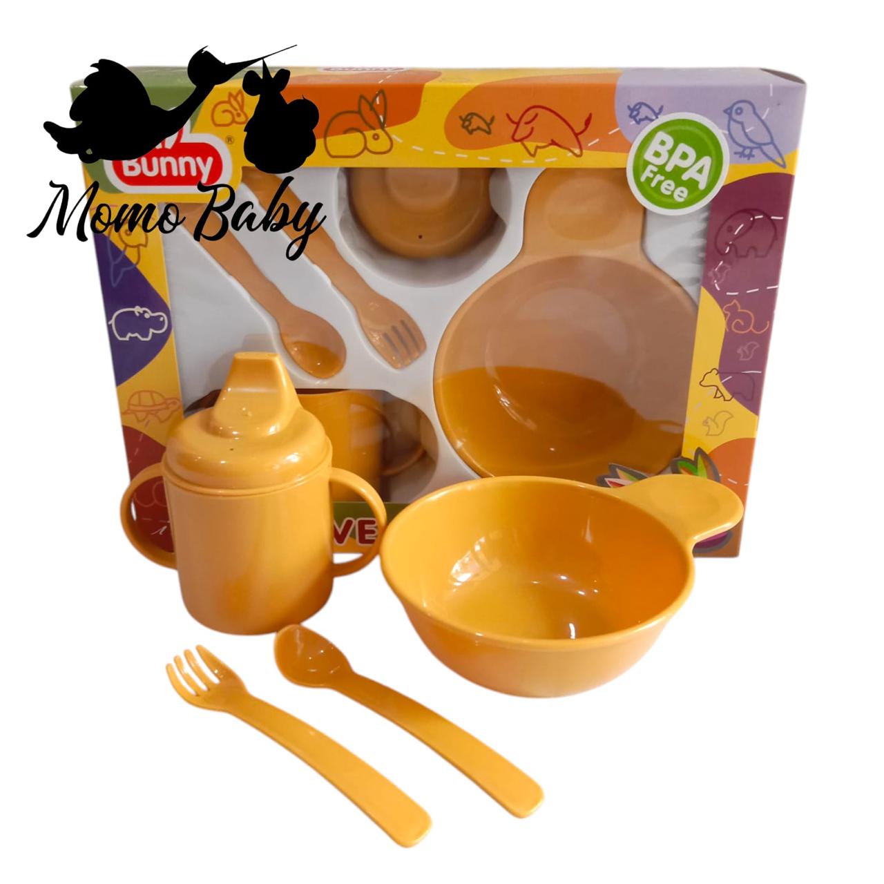 Feeding Set Peralatan Makan Bayi - Tempat Makan Bayi BPA Free SNI