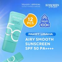 [PAKET RESELLER 1 LUSIN] WARDAH UV Shield Sunscreen - 3 pcs Acne Calming SPF 35 PA+++ 35 ml 3 pcs Essential Gel SPF 35 PA+++ 40 ml 2 pcs Airy Smooth SPF 50 PA++++ 25 ml FREE 2 pcs Essential Gel SPF 35 PA+++ 40 ml - Skincare