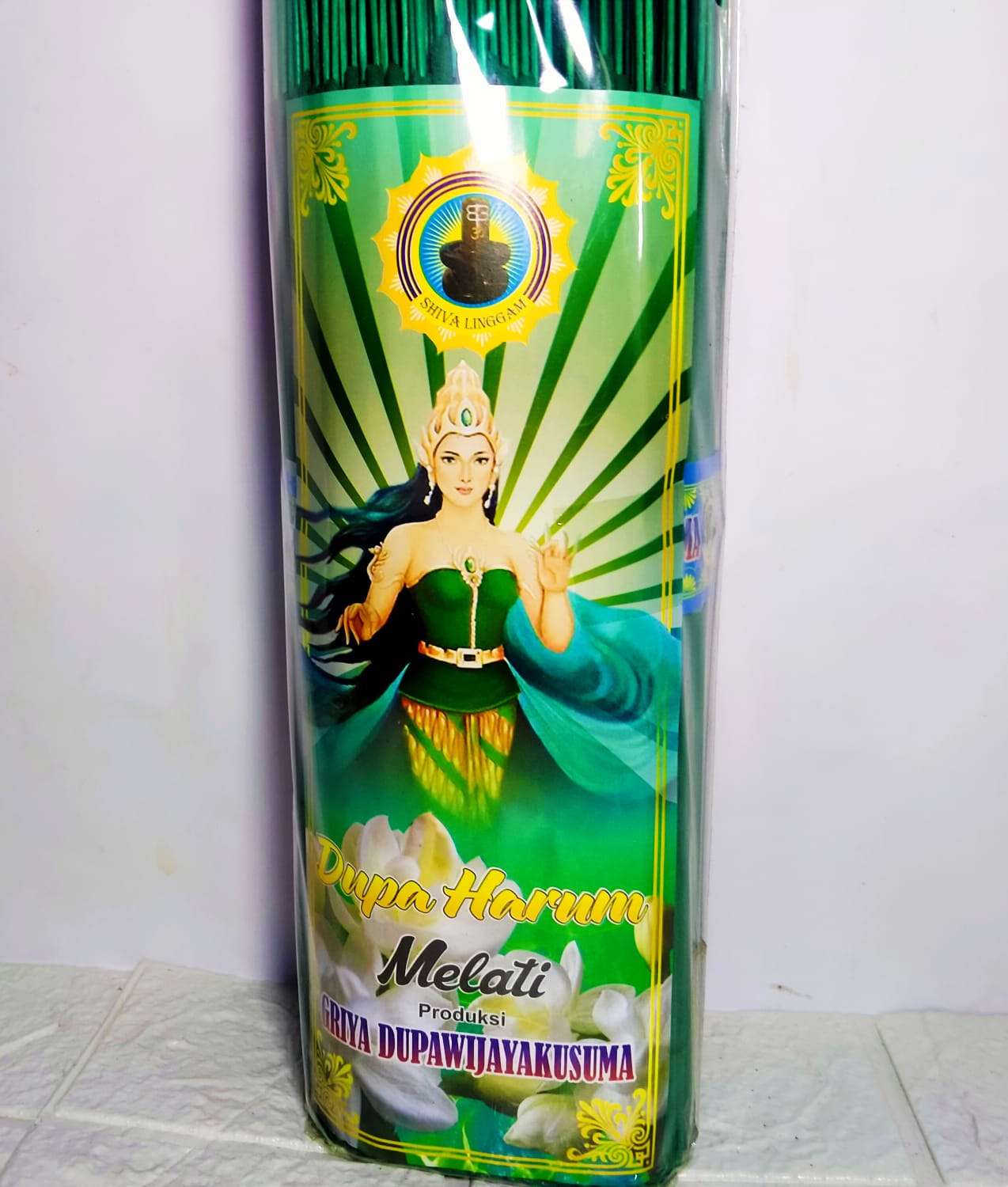 Dupa Harum Aroma Melati Hio Stik Hijau Wangi Wijaya Kusuma Kemasan 1 kg