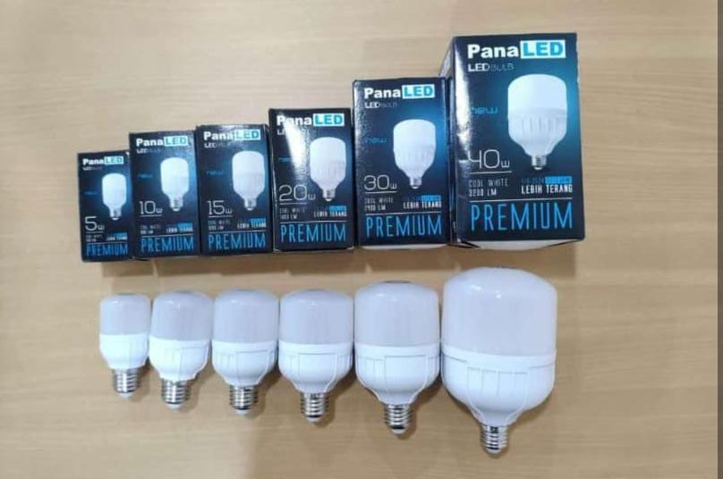 PanaLED Bulb Premium Cool White - Lampu LED 5W - 40W