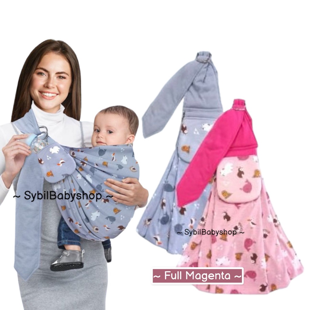 Gendongan Samping Bayi Baby Scots Scoot Scot Baby Family 8 BGF6201 / Gendongan Samping Kamochi KPG1005