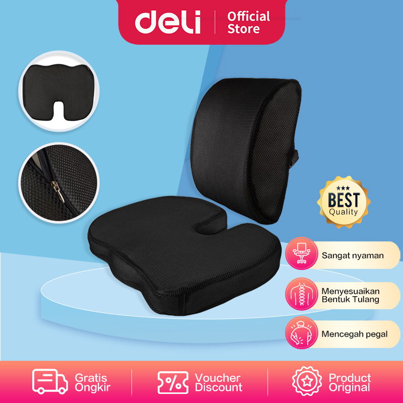 Vusign Cushion / Bantal Sender dan Duduk 100% Memory Foam Empuk VS75X