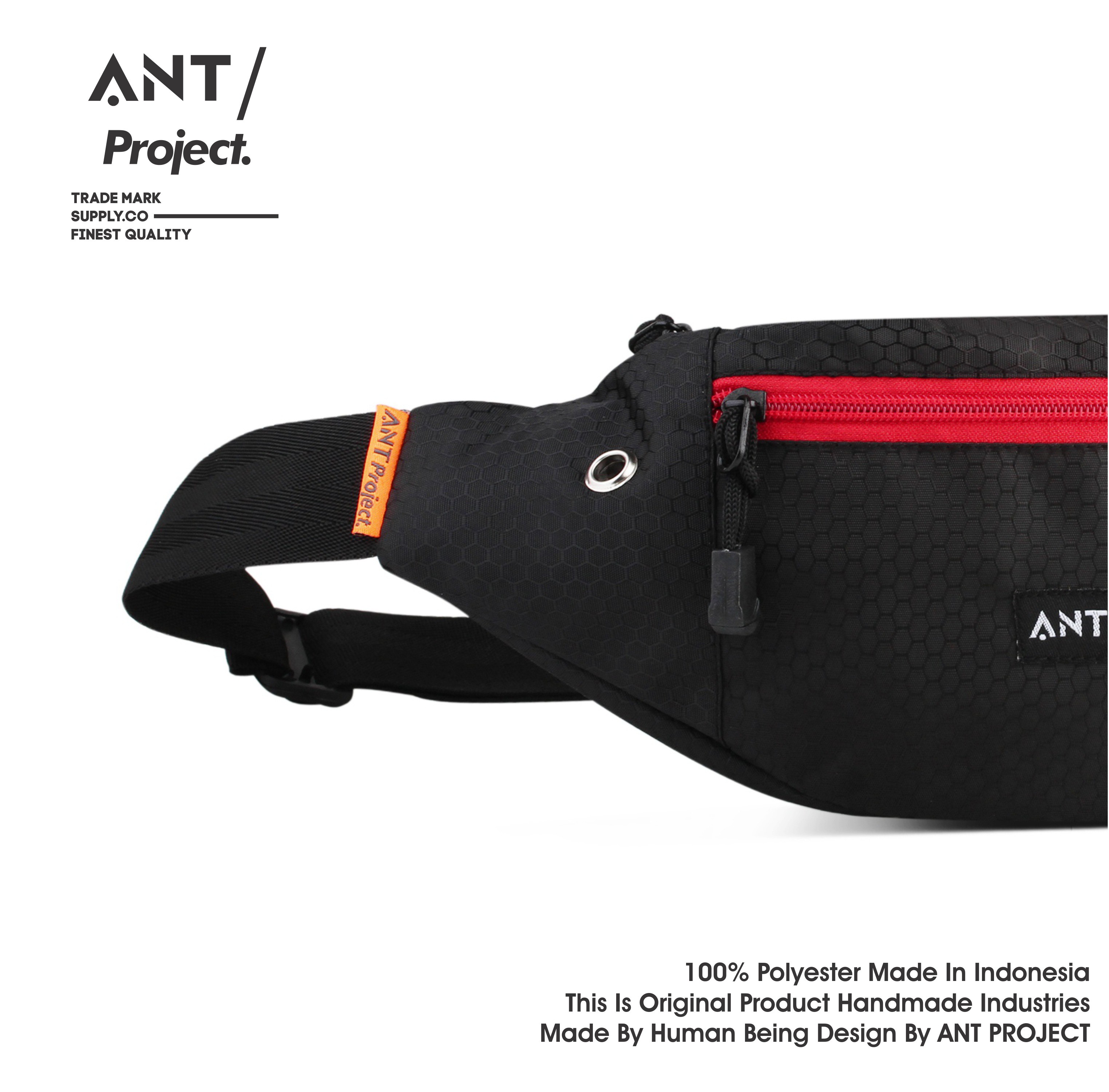 ANT PROJECT - Fashion Tas Selempang Waist Bag Pria - Tas Pinggang - Waistbag Tas Bahu - SlingBag Tas dada ant project – fashion tas selempang waist bag pria – tas pinggang – waistbag tas bahu – slingbag tas dada