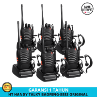 (6PCS) GARANSI 1 TAHUN | HT Handy Talky baofeng-888S Radio Komunikasi - Handy Talky baofeng-888S - ht murah meriah 2 pasang - walki talkie jarak jauh - ht jarak jauh murah paket 6 - ht baofeng uv82 original -