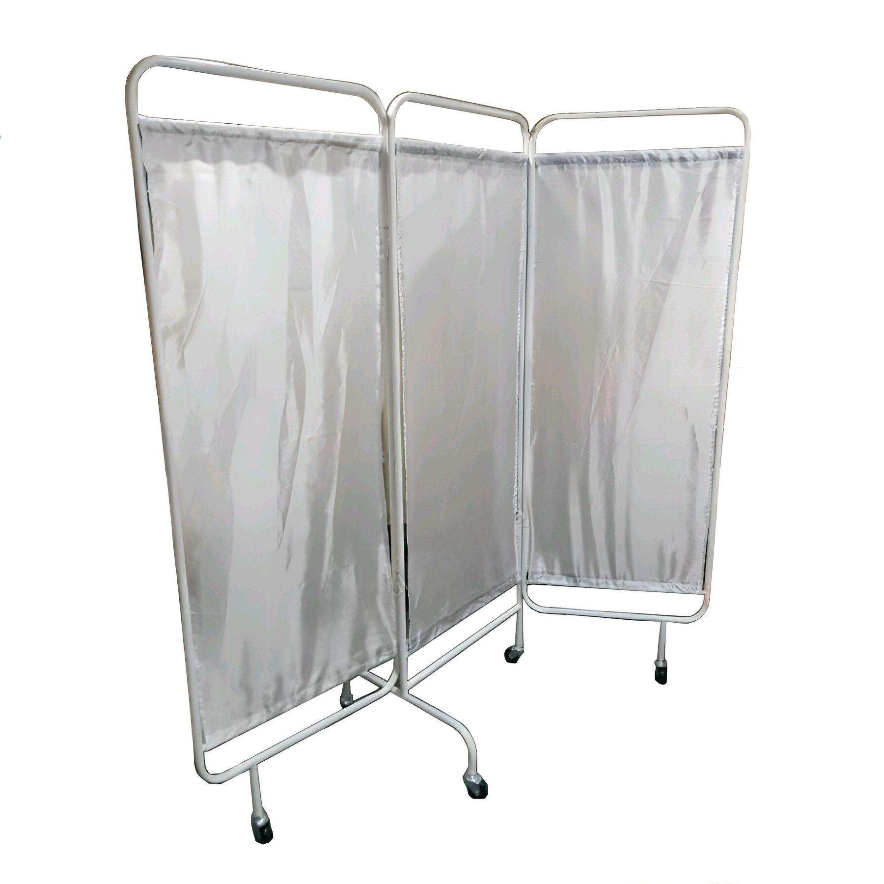 Bed Screen 3 Bidang | Skerem 3 Bidang | Pembatas Ruangan Rawat Inap | Bed Screen 3 Baham Besi