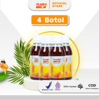 Fluba Anaba Madu Herbal Melegakan Tenggorokan 4 Botol Free Botol Body Wash - 130 ml