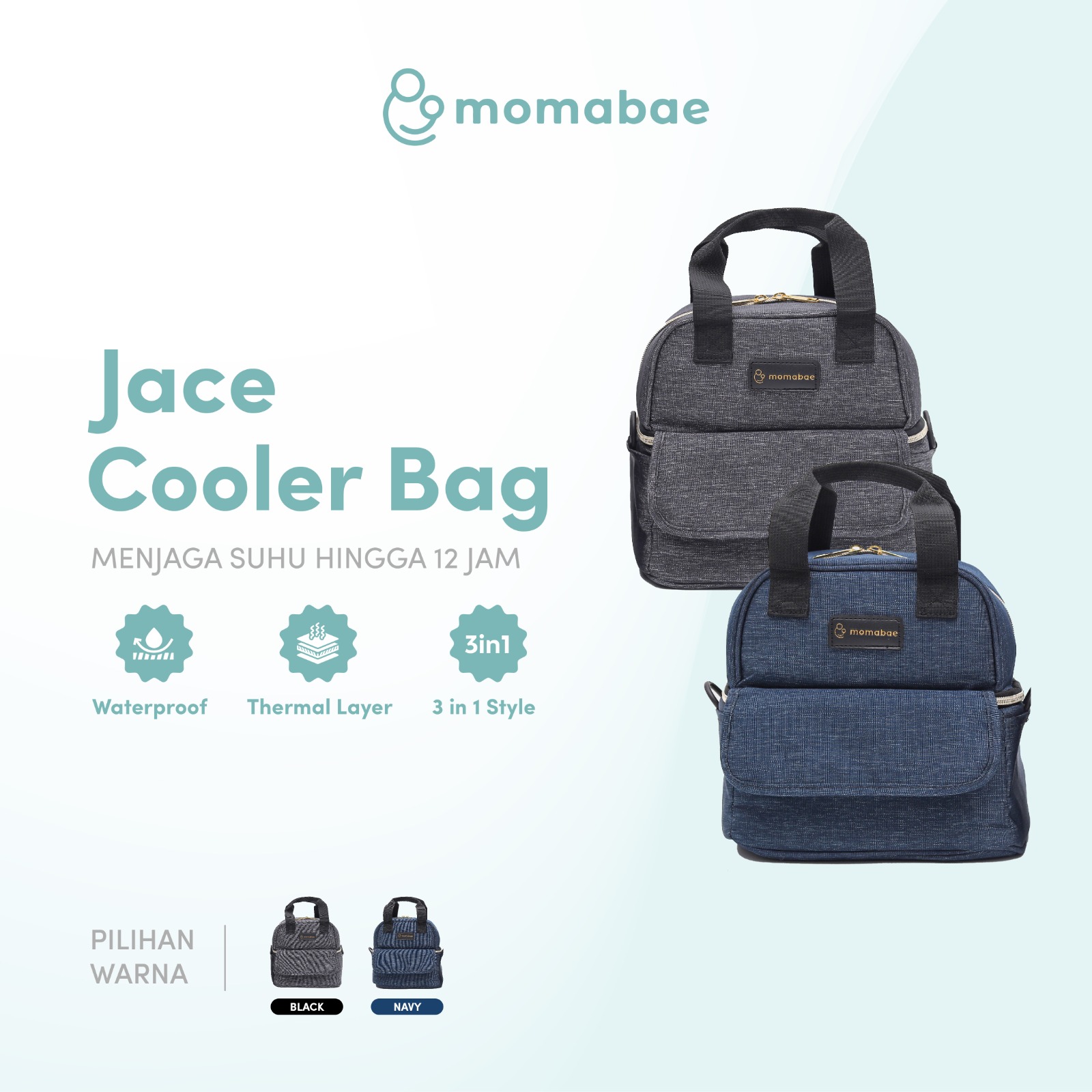 MOMABAE - JACE COOLERBAG TAS ASI DAN TAS MPASI