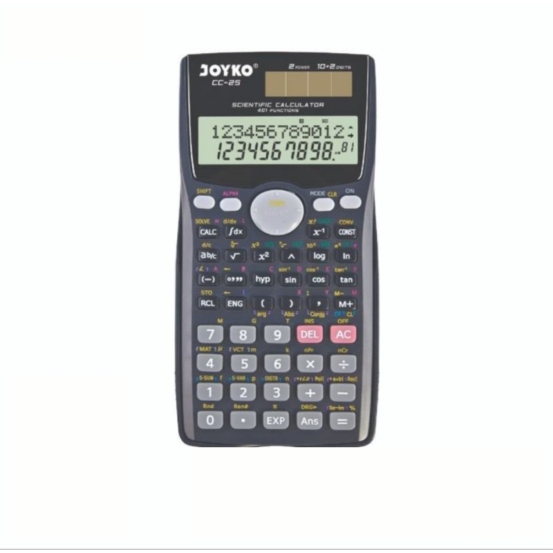 JOYKO CC 25 Kalkulator Ilmiah 401 Fungsi / Scientific Calculator CC25