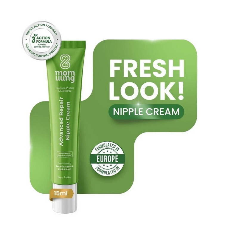 Momuung Nipple Cream Krim Puting Susu Anti Lecet Pelindung Puting Mom Uung 15 ml