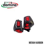 Saklar Kiri dan Kanan Domino Model Karbon Saklar Motor Variasi Saklar Domino Mio Sporty Mio M3 Mio Smile Mio J Mio Gt Dan Lain-Lainnya