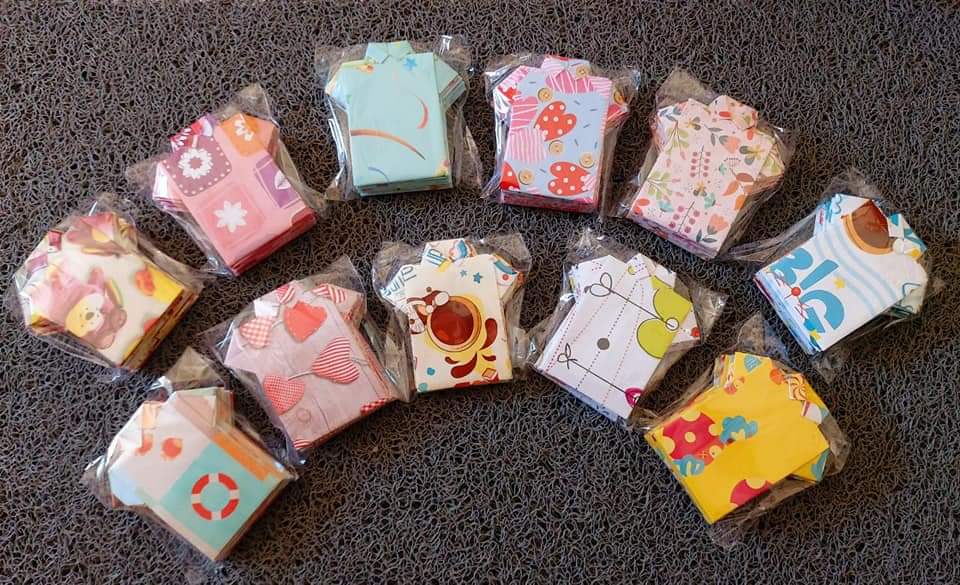 AMPLOP LEBARAN MURAH ISI 12 PCS BENTUK KEMEJA LUCU GEMOY AMPLOP KEMEJA SIAP PAKAI
