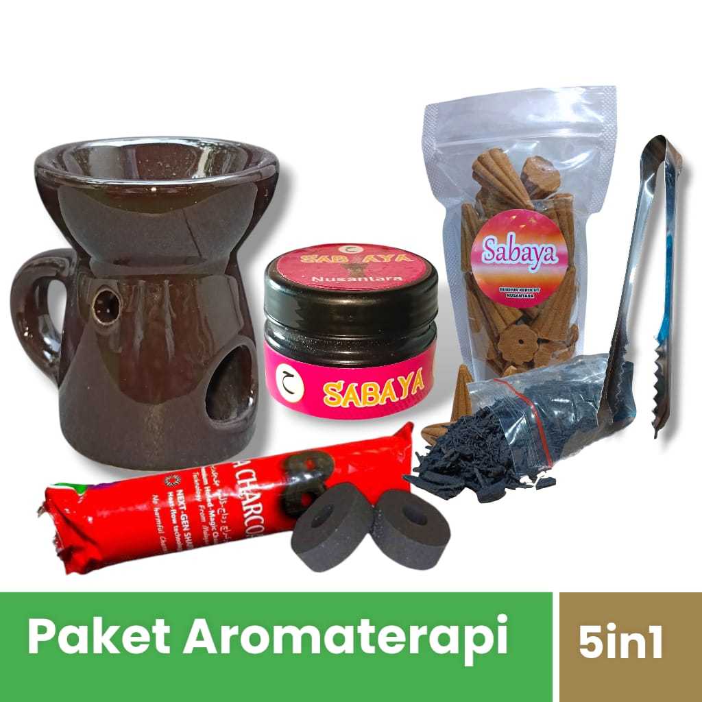 paket buhur arab wangi 5in1 aroma terapi bukhur pengharum kamar arabian dupa bakhoor aromatik