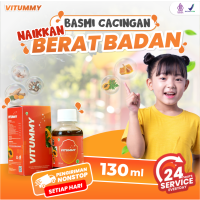 Madu VITUMMY - Madu Cacingan dan Lahap Makan|| Nutrisi Esktrak Buah Pepaya Mengatasi Cacingan! Vitummy Madu Cacingang Anak - Multivitamin Nutrisi Penambah Nafsu Makan & Berat Badan Tingkatkan Daya Tubuh Lancarkan Pencernaan-  Solusi Anak Doyan Makan