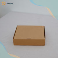 (ISI 20)Kardus Pizza/Dus Hampers/Box Die Cut 20x20x5 cm Corrugated (Bisa Custom) - Tokodus Bandung