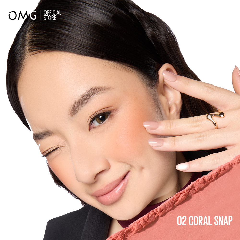 OMG OH MY GLAM POWERLAST blush to go - Make Up - Blush On - Pigmented - Tahan Hingga 8 Jam