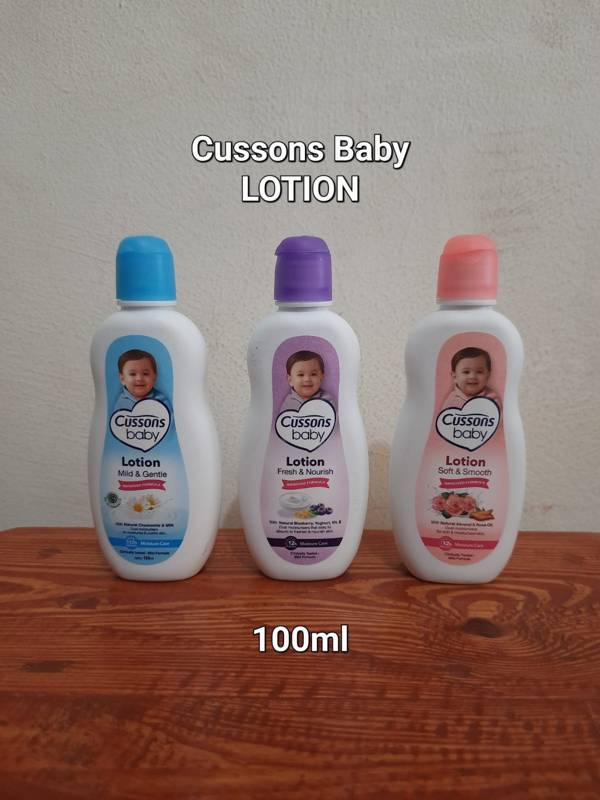 | Cussons Baby Lotion 100ML Body Lotion Melembabkan Kulit Bayi FRESH & NOURISH / MILD & GENTLE / SOFT & SMOOTH |