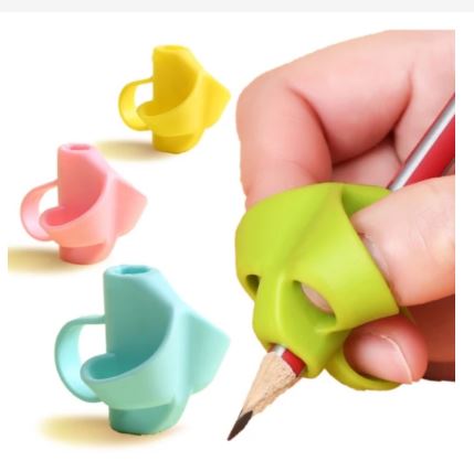 Pencil Grip Holder Alat Bantu Tulis Anak / Writing Grip Pencil Holder 3 jari dan 5 jari