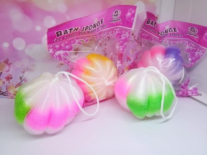 Spon Mandi Bentuk LABU 50 gram / Bath Sponge / Sponge Mandi spon manbentuk labu 50 gram / bath sponge / sponge mandi
